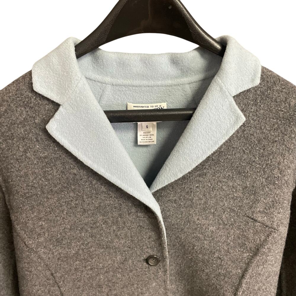 Pendleton Reversible Wool Blend Button Up Short C… - image 3